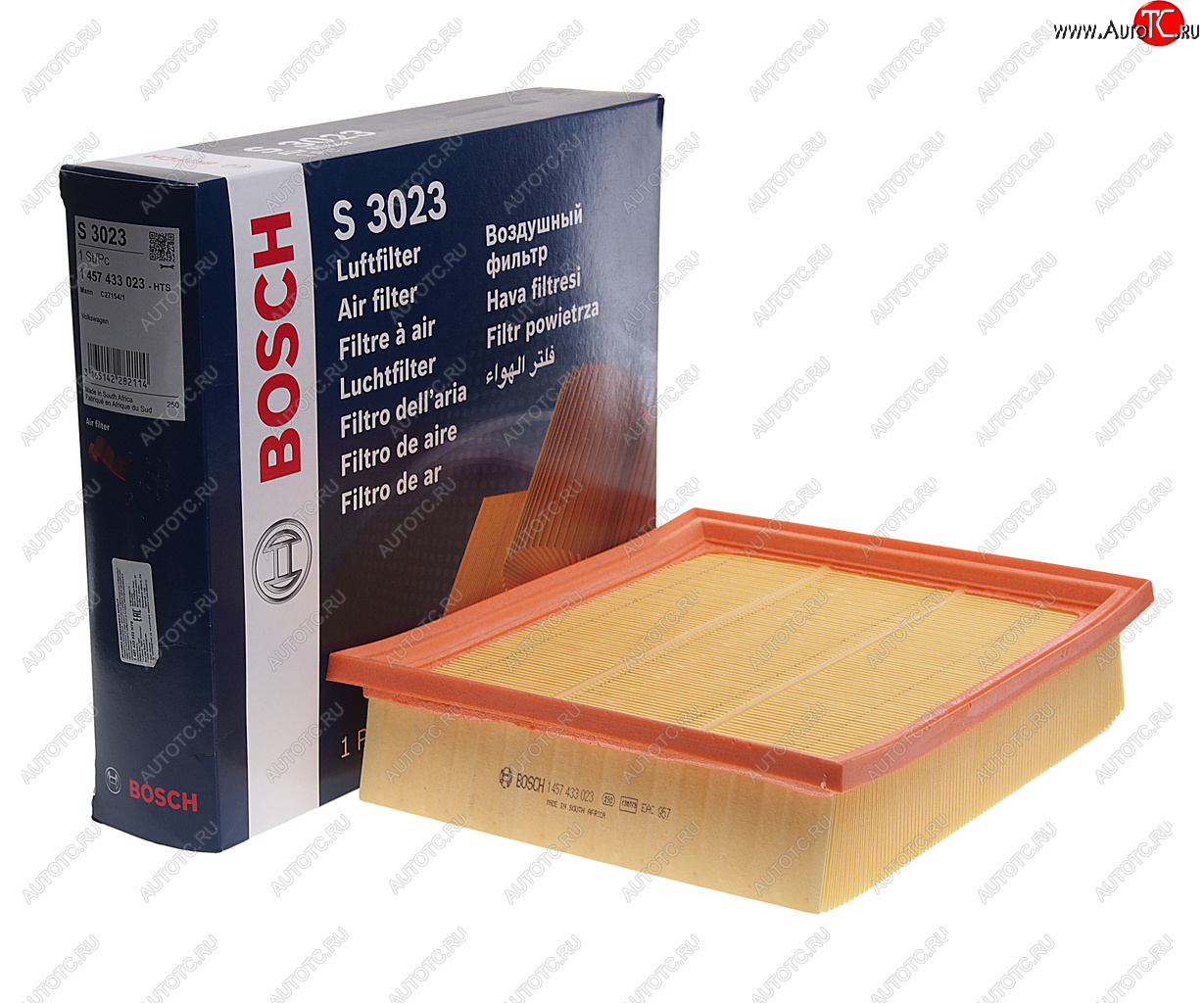 749 р. Фильтр воздушный VW Golf 3,Vento (91-99) BOSCH BOSCH 1457433023  с доставкой в г. Кемерово