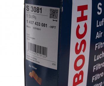 1 029 р. Фильтр воздушный VW AUDI SEAT SKODA BOSCH BOSCH 1457433081  с доставкой в г. Кемерово. Увеличить фотографию 3