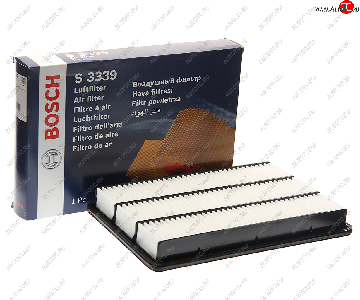 1 499 р. Фильтр воздушный MITSUBISHI Pajero 3 (00-06),4 (06-) BOSCH BOSCH 1457433339  с доставкой в г. Кемерово