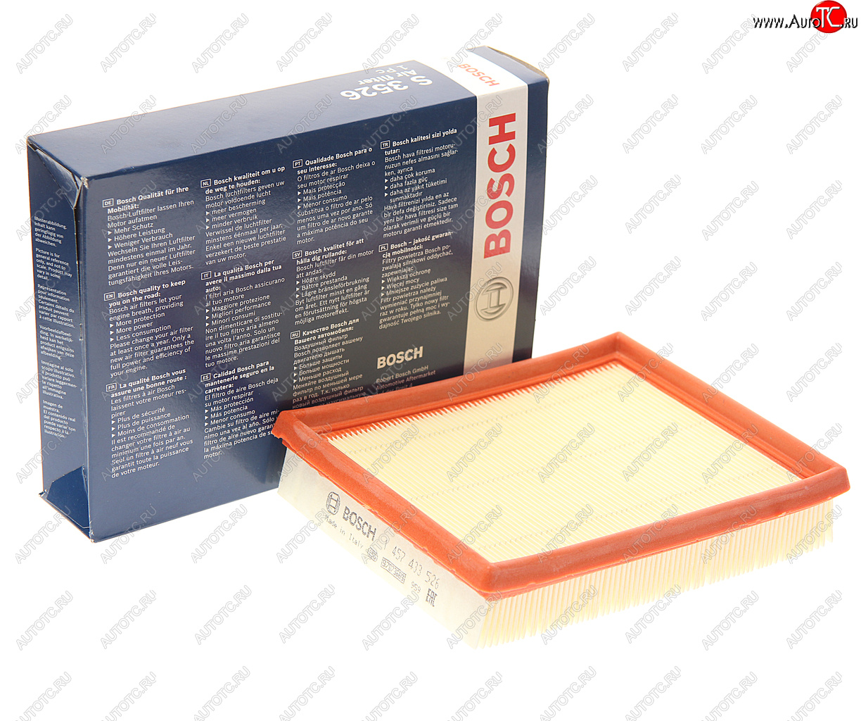 499 р. Фильтр воздушный PEUGEOT 206 (00-) BOSCH BOSCH 1457433526  с доставкой в г. Кемерово