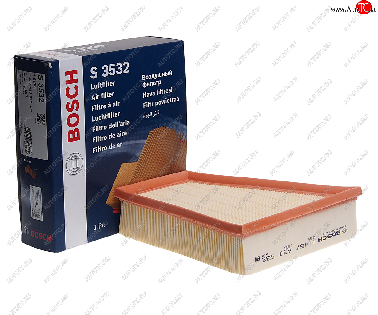 979 р. Фильтр воздушный BOSCH BOSCH 1457433532  с доставкой в г. Кемерово