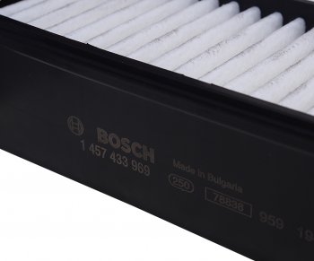 759 р. Фильтр воздушный MITSUBISHI Colt (96-03),Lancer (95-07),Outlander (03-06) BOSCH BOSCH 1457433969  с доставкой в г. Кемерово. Увеличить фотографию 2