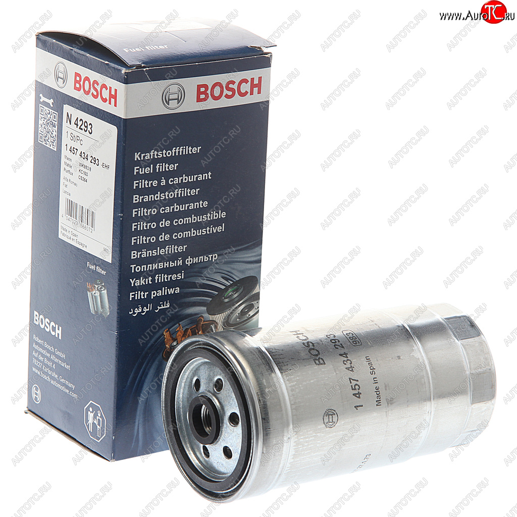 1 299 р. Фильтр топливный FIAT Brava (98-01) BOSCH BOSCH 1457434293 BOSCH 1457434293  с доставкой в г. Кемерово