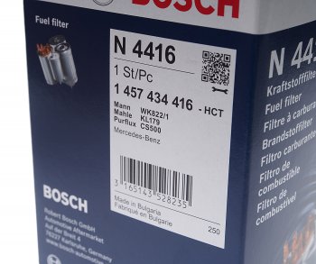 1 229 р. Фильтр топливный MERCEDES C (W203) BOSCH BOSCH 1457434416 BOSCH 1457434416  с доставкой в г. Кемерово. Увеличить фотографию 3