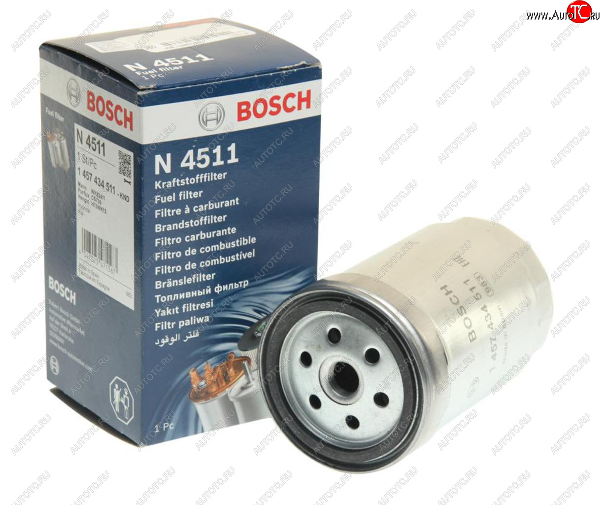 1 429 р. Фильтр топливный HYUNDAI Porter 2 дв.D4CB,Tucson (2.0 D) KIA Ceed,Sportage (2.0 D) BOSCH BOSCH 1457434511  с доставкой в г. Кемерово