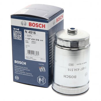 1 999 р. Фильтр топливный HYUNDAI Sonata NF,Santa Fe (06-),Getz KIA Rio (05-),Magentis BOSCH BOSCH 1457434516 BOSCH 1457434516  с доставкой в г. Кемерово. Увеличить фотографию 1