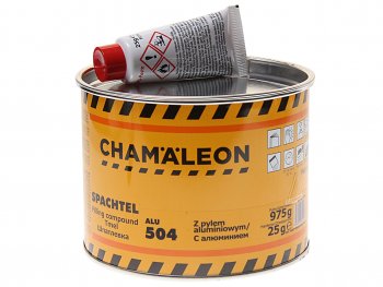1 189 р. Шпатлевка с алюминиевым наполнителем 1кг CHAMAELEON CHAMAELEON 15045  с доставкой в г. Кемерово. Увеличить фотографию 1