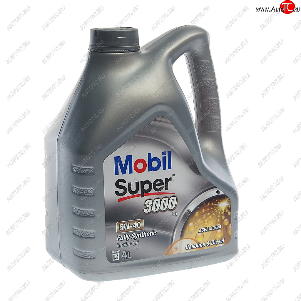 4 199 р. Масло моторное SUPER 3000 X1 5W40 синт.4л MOBIL MOBIL 150546  с доставкой в г. Кемерово