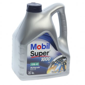 2 479 р. Масло моторное SUPER 1000 Х1 15W40 мин.4л MOBIL MOBIL 150550 MOBIL 150550  с доставкой в г. Кемерово. Увеличить фотографию 1