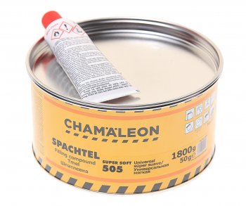 1 789 р. Шпатлевка универсальная мягкая с отвердителем 1.85кг CHAMAELEON CHAMAELEON 15056 CHAMAELEON 15056  с доставкой в г. Кемерово. Увеличить фотографию 1
