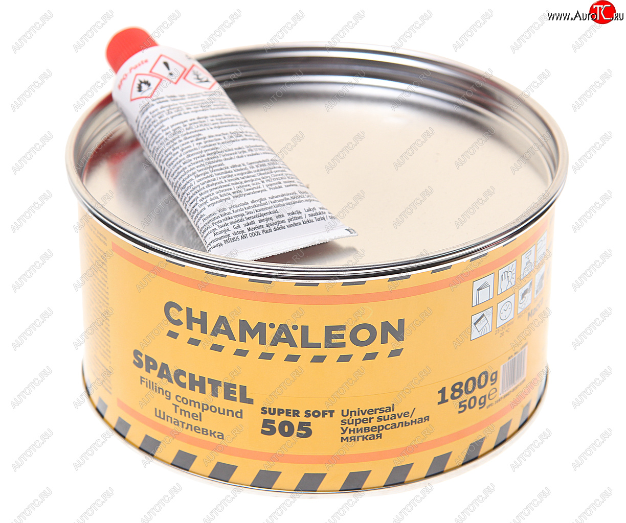 1 789 р. Шпатлевка универсальная мягкая с отвердителем 1.85кг CHAMAELEON CHAMAELEON 15056 CHAMAELEON 15056  с доставкой в г. Кемерово
