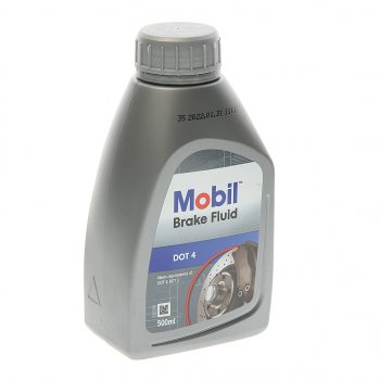 759 р. Жидкость тормозная DOT-4 0.5л MOBIL MOBIL 150906c MOBIL 150906c  с доставкой в г. Кемерово. Увеличить фотографию 1
