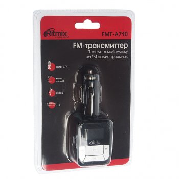 639 р. Модулятор FM плеер RITMIX RITMIX 15116161  с доставкой в г. Кемерово. Увеличить фотографию 1