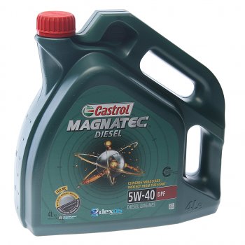 5 249 р. Масло дизельное MAGNATEC DIESEL DPF 5W40 синт.4л CASTROL CASTROL 156edd  с доставкой в г. Кемерово. Увеличить фотографию 1
