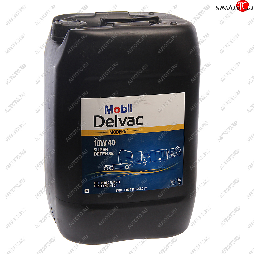 12 899 р. Масло дизельное DELVAC Modern 10W40 Super Defense псинт.20л MOBIL MOBIL 157060  с доставкой в г. Кемерово