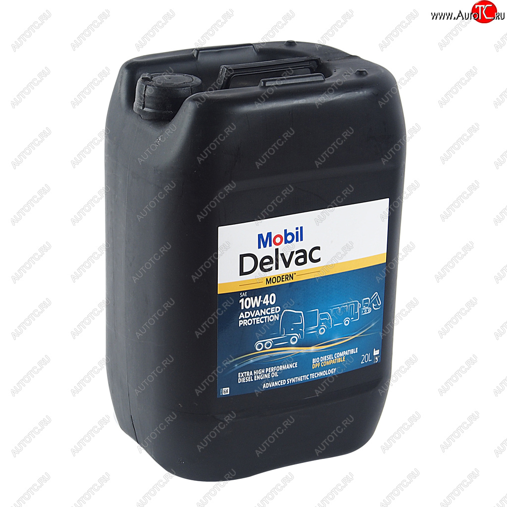 17 299 р. Масло дизельное DELVAC Modern 10W40 Advaced Protection синт.20л MOBIL MOBIL 157068  с доставкой в г. Кемерово