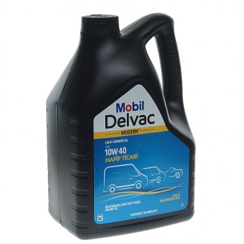 3 799 р. Масло дизельное DELVAC Modern 10W40 Light Commercial синт.5л MOBIL MOBIL 157380  с доставкой в г. Кемерово. Увеличить фотографию 1