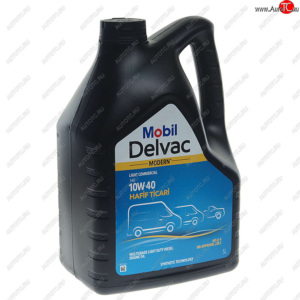 3 799 р. Масло дизельное DELVAC Modern 10W40 Light Commercial синт.5л MOBIL MOBIL 157380  с доставкой в г. Кемерово