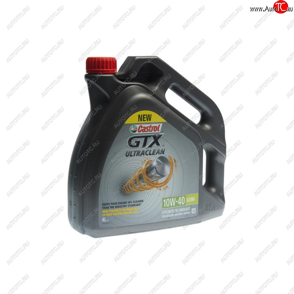 3 399 р. Масло моторное GTX ULTRACLEAN A3B4 10W40 псинт.4л CASTROL CASTROL 15a4e0  с доставкой в г. Кемерово