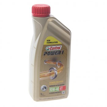 1 159 р. Масло моторное для 4-х тактных двигателей POWER 1 4T 10W40 синт.1л CASTROL CASTROL 15a6da  с доставкой в г. Кемерово. Увеличить фотографию 1