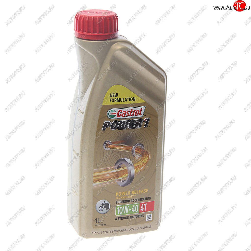 1 159 р. Масло моторное для 4-х тактных двигателей POWER 1 4T 10W40 синт.1л CASTROL CASTROL 15a6da  с доставкой в г. Кемерово
