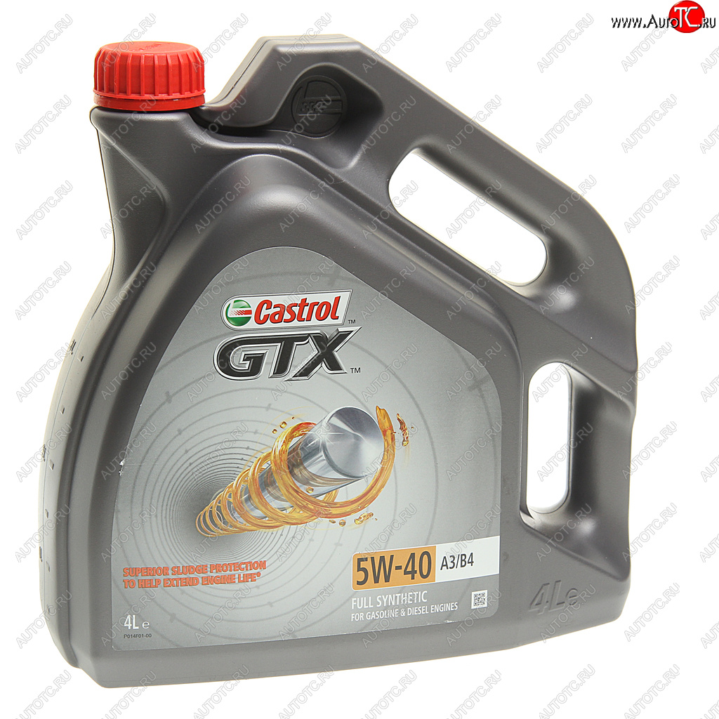 4 689 р. Масло моторное GTX ULTRACLEAN A3B4 5W40 синт.4л CASTROL CASTROL 15b9f5  с доставкой в г. Кемерово