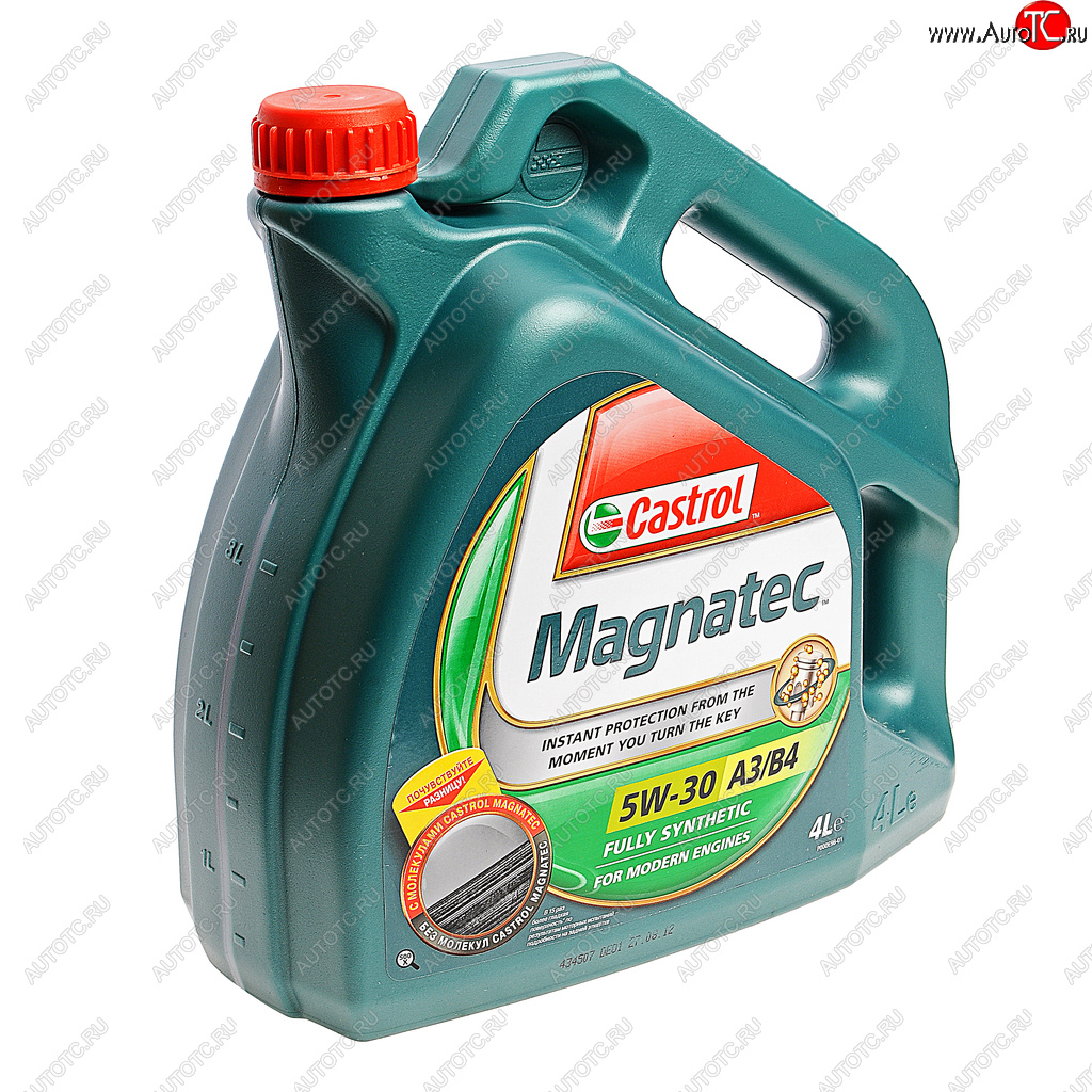 5 849 р. Масло моторное MAGNATEC А3B4 5W30 синт.4л CASTROL CASTROL 15c927  с доставкой в г. Кемерово