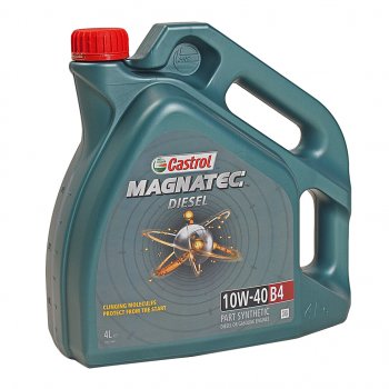 3 999 р. Масло дизельное MAGNATEC DIESEL B4 10W40 псинт.4л CASTROL CASTROL 15ca30  с доставкой в г. Кемерово. Увеличить фотографию 1
