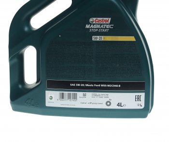 5 449 р. Масло моторное MAGNATEC STOP START 5W20 синт.4л CASTROL CASTROL 15cc4a  с доставкой в г. Кемерово. Увеличить фотографию 3