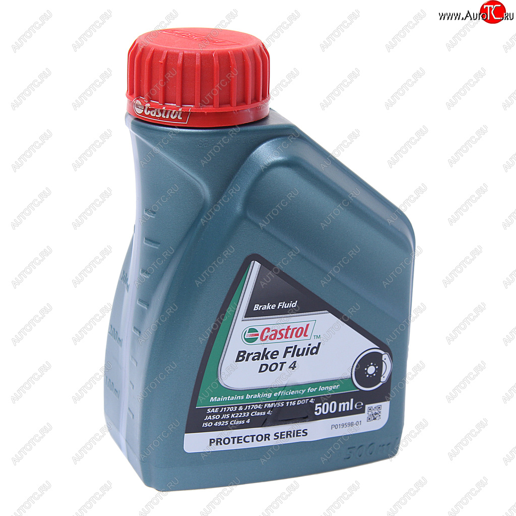 869 р. Жидкость тормозная DOT-4 0.5л Brake Fluid CASTROL CASTROL 15cd18  с доставкой в г. Кемерово