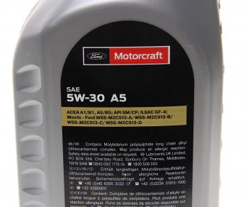 1 499 р. Масло моторное FORD 5W30 синт.1л OE FORD 15cf53  с доставкой в г. Кемерово. Увеличить фотографию 2