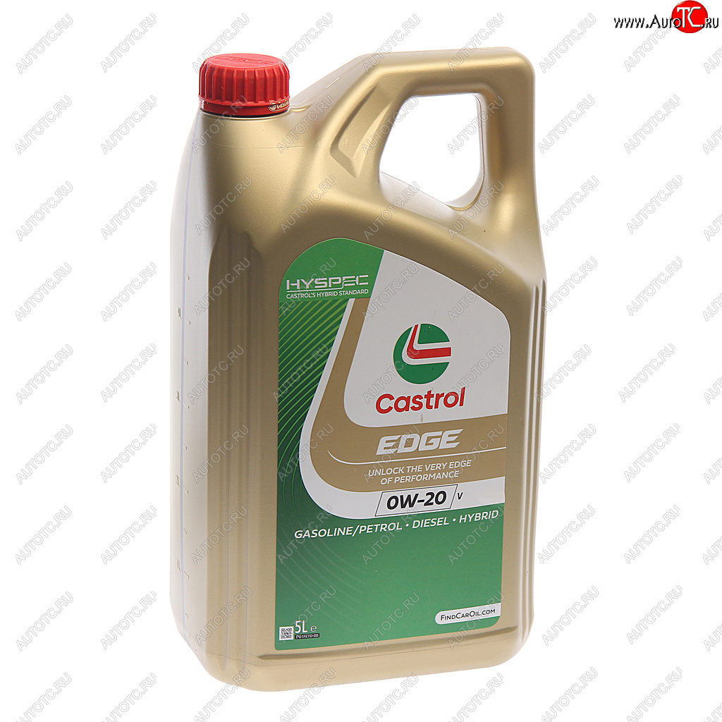 8 999 р. Масло моторное EDGE V 0W20 синт.5л CASTROL CASTROL 15f709  с доставкой в г. Кемерово