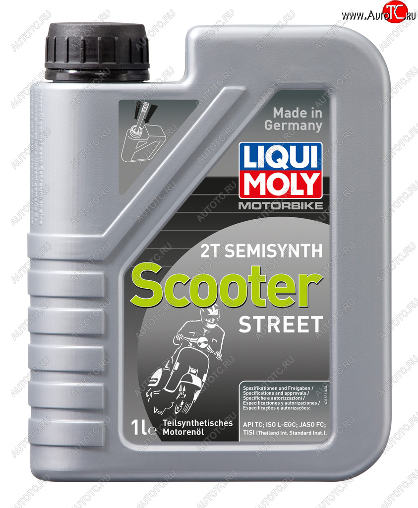 1 599 р. Масло моторное для 2-х тактных двигателей RACING SCOOTER 2T псинт.1л LIQUI MOLY LIQUI MOLY 1621  с доставкой в г. Кемерово
