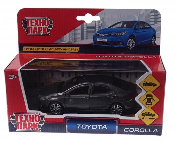 799 р. Модель автомобиля TOYOTA Corolla металлическая ТЕХНОПАРК ТЕХНОПАРК 162590  с доставкой в г. Кемерово. Увеличить фотографию 2