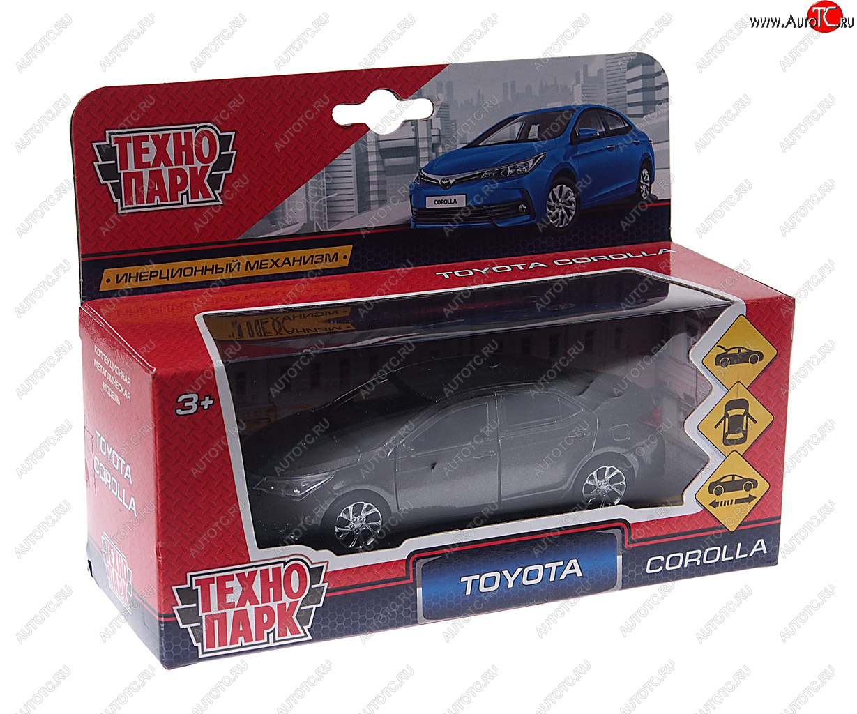 799 р. Модель автомобиля TOYOTA Corolla металлическая ТЕХНОПАРК ТЕХНОПАРК 162590  с доставкой в г. Кемерово