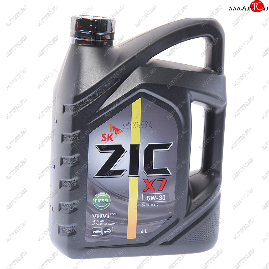 3 389 р. Масло дизельное Х7 DIESEL SLCFA3B3A3B4 5W30 синт.4л ZIC ZIC 162610  с доставкой в г. Кемерово