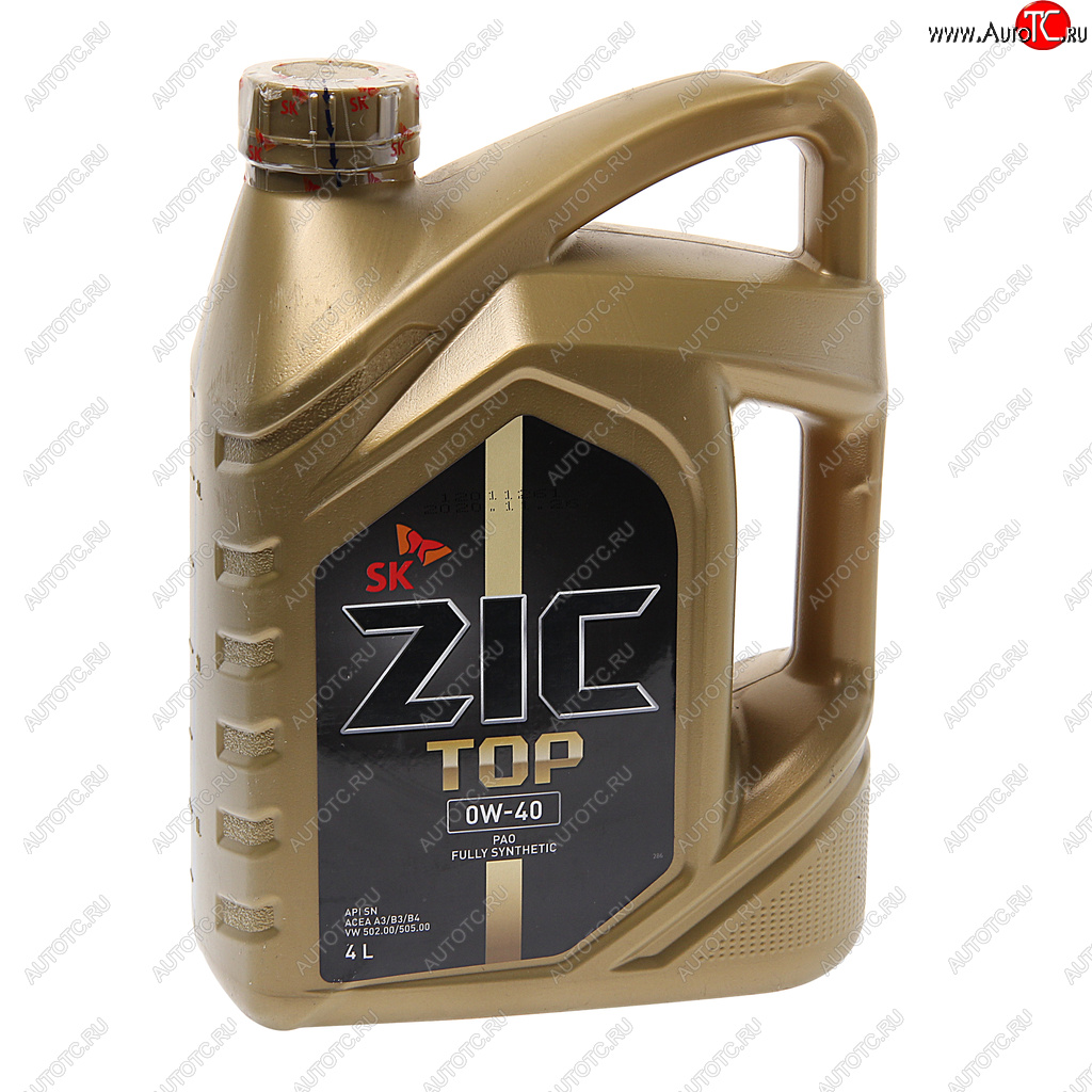 5 999 р. Масло моторное ZIC TOP SNCFA3B3A3B4 0W40 синт.4л ZIC ZIC 162611  с доставкой в г. Кемерово