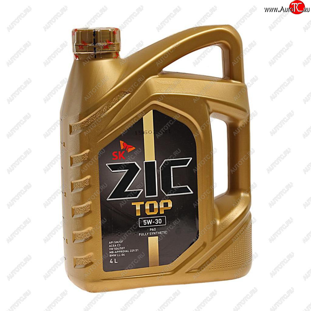 5 849 р. Масло моторное ZIC TOP LS SNCFC3 5W30 синт.4л ZIC ZIC 162612  с доставкой в г. Кемерово
