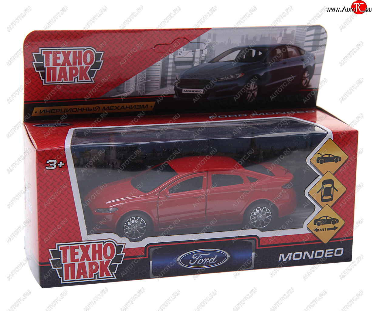 819 р. Модель автомобиля FORD Mondeo металлическая ТЕХНОПАРК ТЕХНОПАРК 164068164044  с доставкой в г. Кемерово
