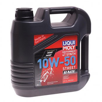 7 699 р. Масло моторное для 4-х тактных двигателей RACING SYNTH 4T 10W50 синт.4л LIQUI MOLY LIQUI MOLY 1686  с доставкой в г. Кемерово. Увеличить фотографию 1