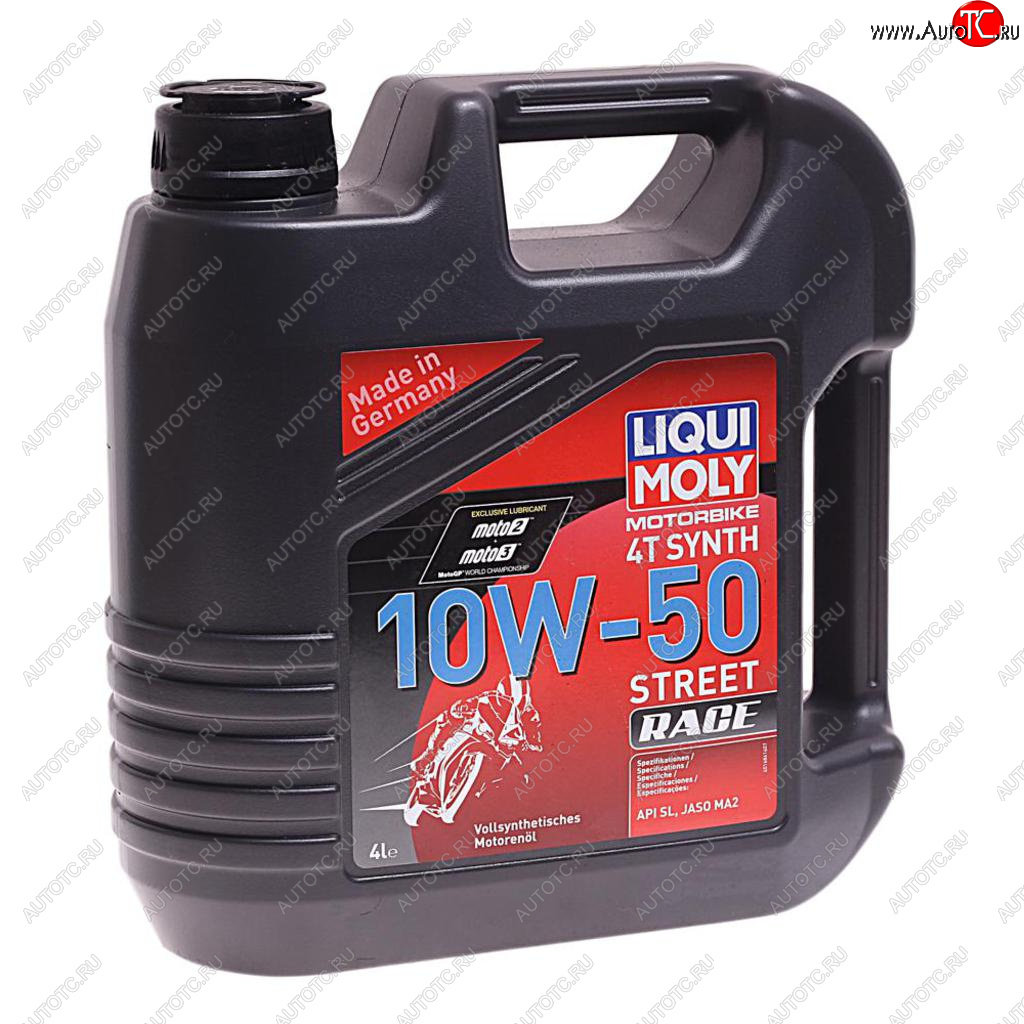 7 699 р. Масло моторное для 4-х тактных двигателей RACING SYNTH 4T 10W50 синт.4л LIQUI MOLY LIQUI MOLY 1686  с доставкой в г. Кемерово