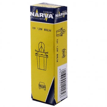 65 р. Лампа 12V 1.2W BAX8.5d1.5 синий патрон Plastic Base NARVA NARVA 170293000  с доставкой в г. Кемерово. Увеличить фотографию 1