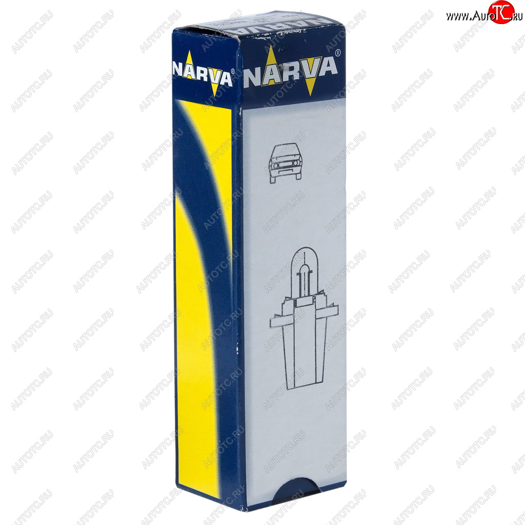 66 р. Лампа 12V 1.2W BAX8.3s1.35 черный патрон Plastic Base NARVA NARVA 170363000  с доставкой в г. Кемерово