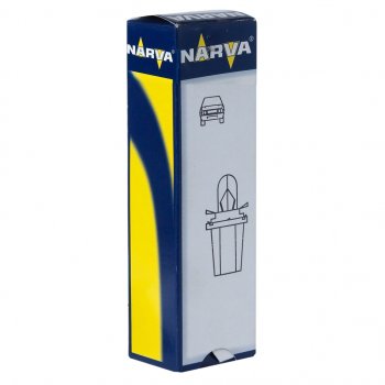 86 р. Лампа 24V 1.2W BAX8.5d2 серый патрон Plastic Base NARVA NARVA 170393000  с доставкой в г. Кемерово. Увеличить фотографию 1