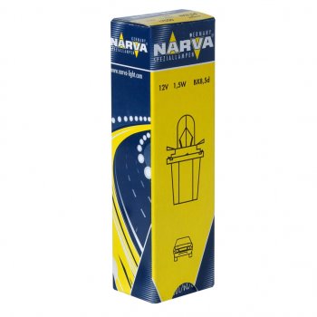 77 р. Лампа 12V 1.5W BX8.5d желтый патрон Plastic Base NARVA NARVA 170503000  с доставкой в г. Кемерово. Увеличить фотографию 1