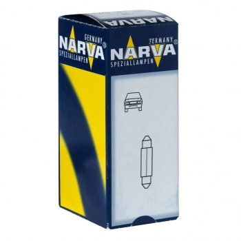 73 р. Лампа 12V C3W SV8.5 28мм Festoon NARVA NARVA 170943000  с доставкой в г. Кемерово. Увеличить фотографию 1