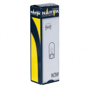 29 р. Лампа 12V W3W W2.1x9.5d NARVA NARVA 170973000  с доставкой в г. Кемерово. Увеличить фотографию 1