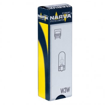 38 р. Лампа 24V W3W W2.1x9.5d NARVA NARVA 171093000  с доставкой в г. Кемерово. Увеличить фотографию 1