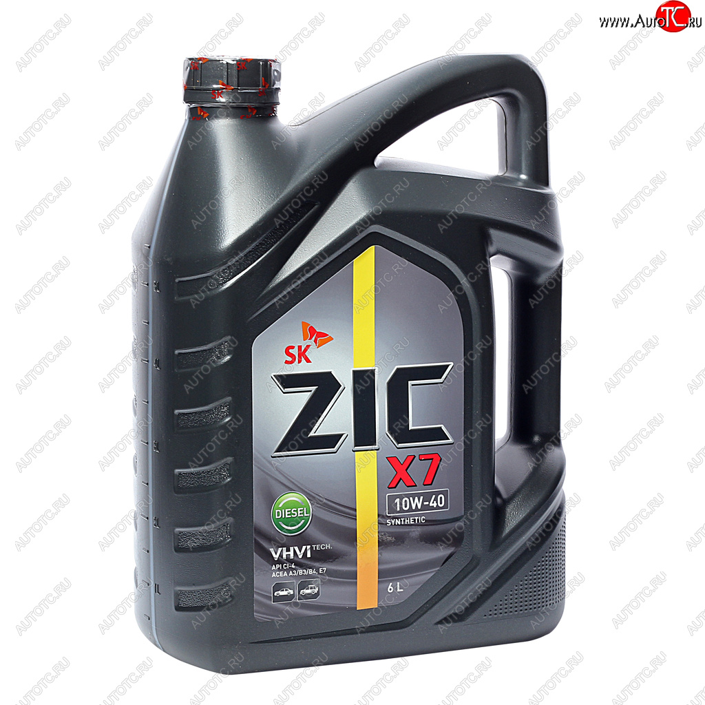 4 999 р. Масло дизельное X7 DIESEL CI-4SL E7 10W40 синт.6л ZIC ZIC 172607  с доставкой в г. Кемерово