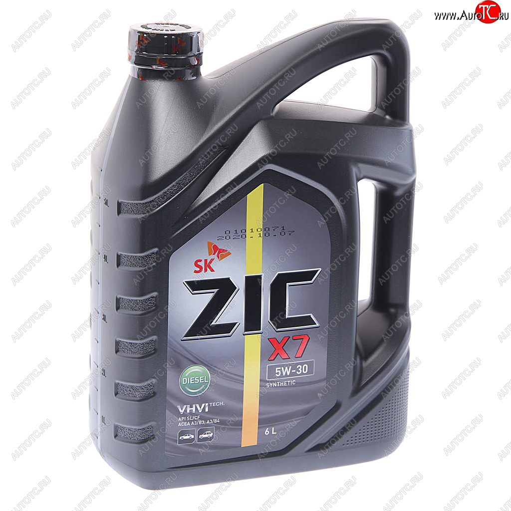 5 449 р. Масло дизельное Х7 DIESEL SLCFA3B3A3B4 5W30 синт.6л ZIC ZIC 172610  с доставкой в г. Кемерово